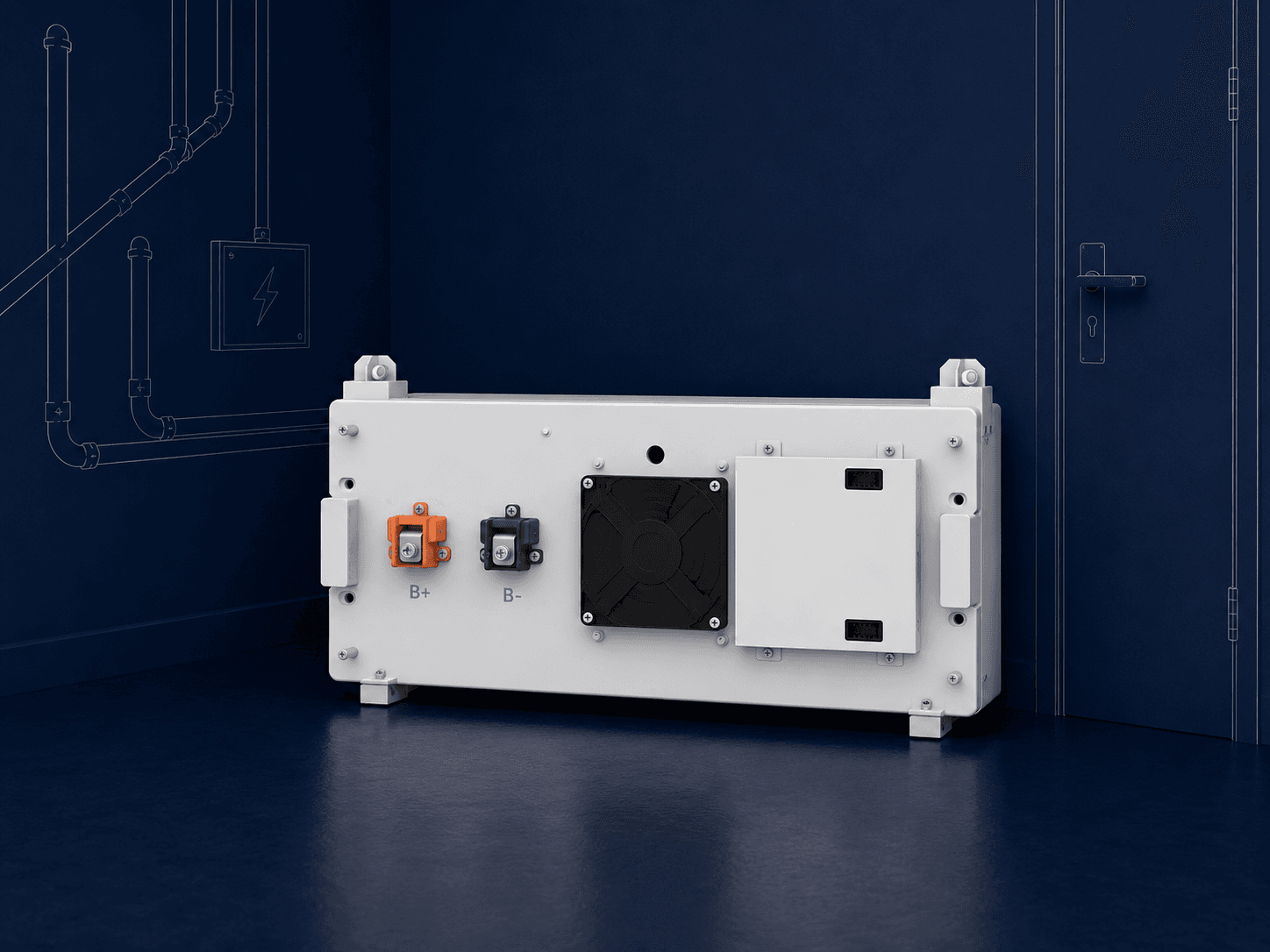 BOS-B-Pack14.3 Deye (High-Voltage LiFePO4 51,2V 280Ah 14,3kWh)
