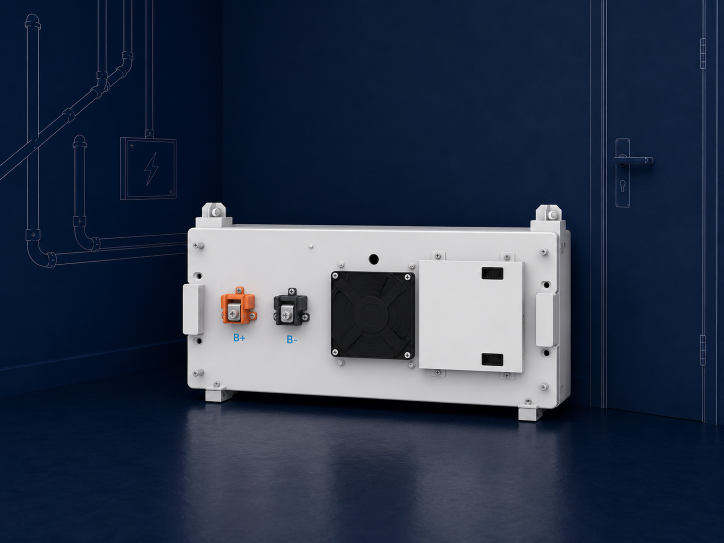 BOS-B-Pack14.3 Deye (High-Voltage LiFePO4 51,2V 280Ah 14,3kWh)